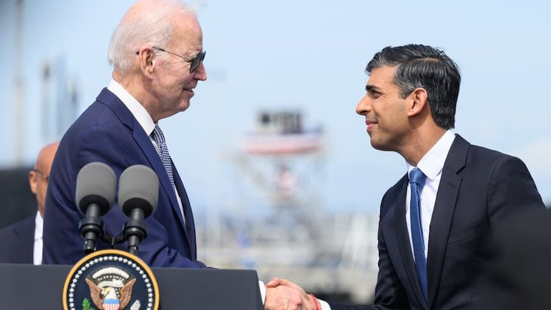 Prime Minister Rishi Sunak will hold talks US President Joe Biden  in Washington. Picture by Leon Neal/PA