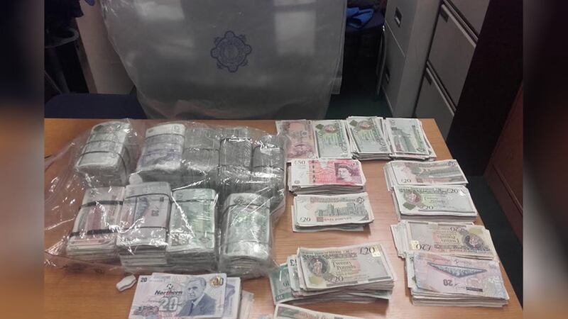 &pound;100,000 in cash was recovered following a planned search