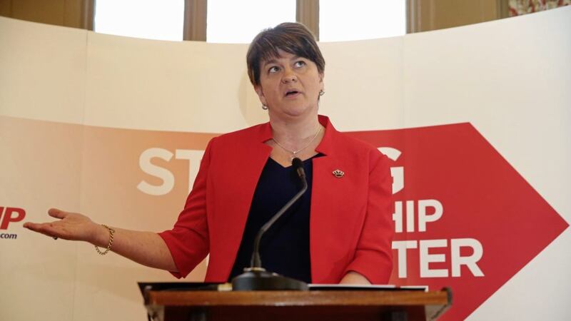 DUP leader Arlene Foster is set to meet Conradh na Gaeilge on Thursday. Picture by Mal McCann 