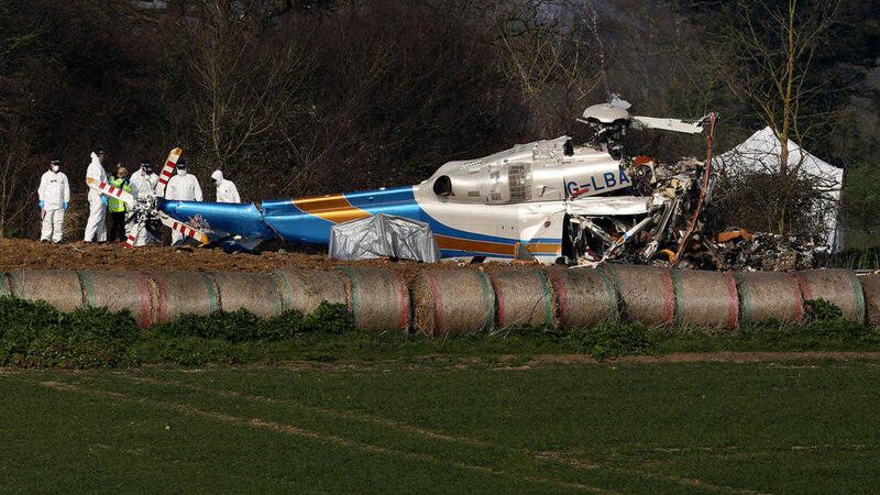 An inquest into the helicopter crash which killed Lord Ballyedmond and three others has ruled it was an accident. Picture by PA Wire 