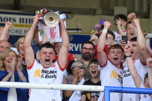 Tyrone captain’s late brother remembered by GAA president as Red Hands lift All-Ireland U20 title