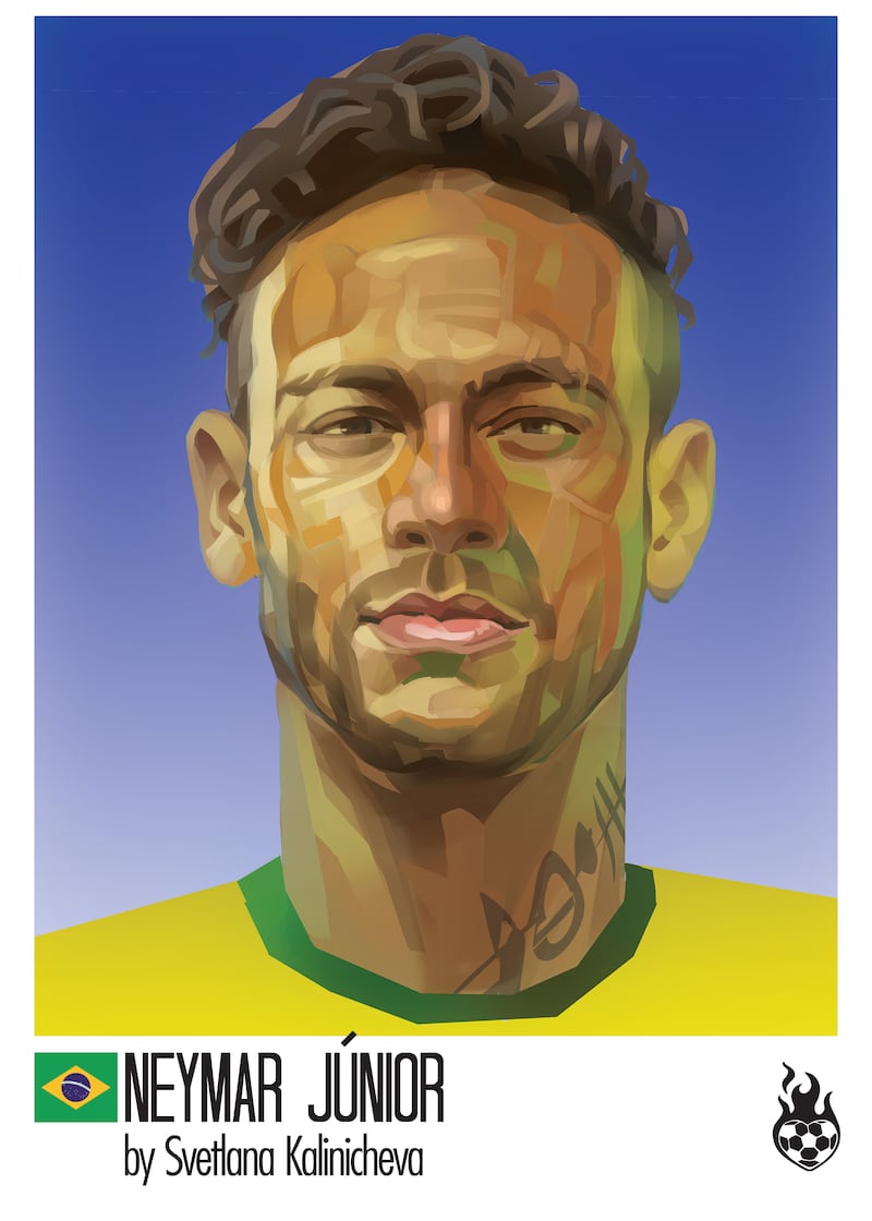A Tschutti Heftli alternative World Cup Neymar sticker