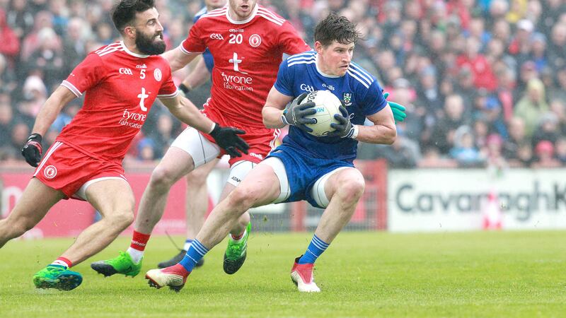 <span style="color: rgb(38, 34, 35); font-family: Arial, Verdana;  font-style: italic; background-color: rgb(244, 244, 244);">Darren Hughes was one of five men over 30 on the Monaghan team that was narrowly beaten by Tyrone in the All-Ireland semi-final.</span>