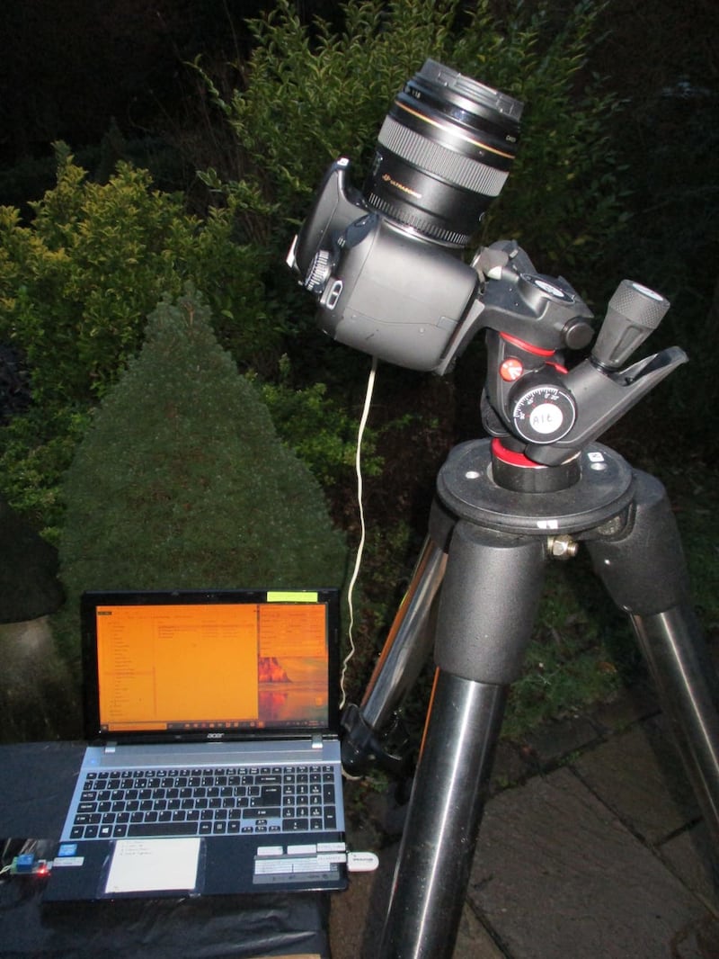 The equipment used by Basingstoke Astronomical Society to help the MoD