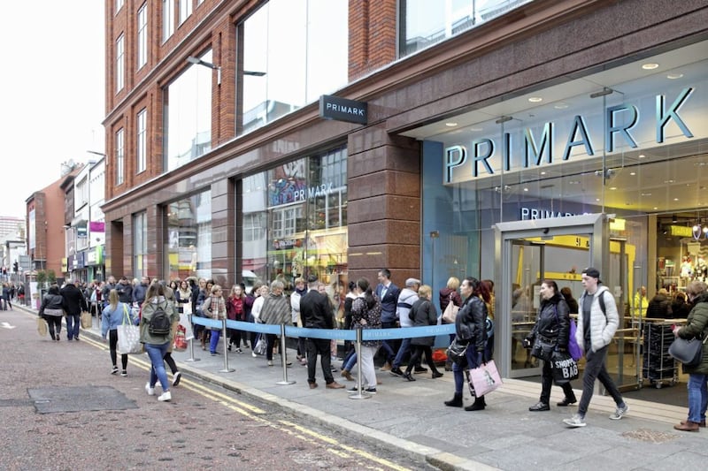 Primark's store on Castle Street, Belfast. Picture by Cliff Donaldson