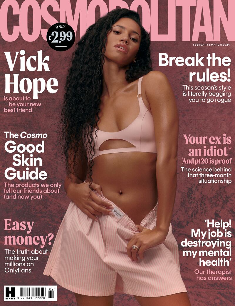 Vick Hope. (Lucy Ranson / Cosmopolitan UK)