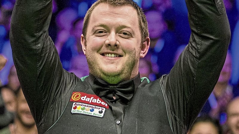 Mark Allen celebrates winning the 2018 Dafabet Masters trophy at the Alexandra Palace, London. PRESS ASSOCIATION on Sunday January 21 2018. Picture by Steven Paston/PA Wire. 