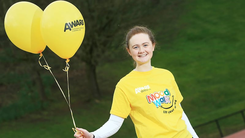 St Mary&rsquo;s University student, Emma Norris will be taking part in AWARE's Mood Walk&nbsp;