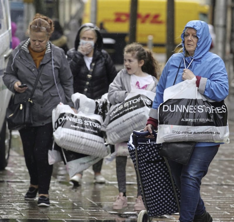 Shops in Belfast open up with social distancing in plice Picture by Hugh Russell. 