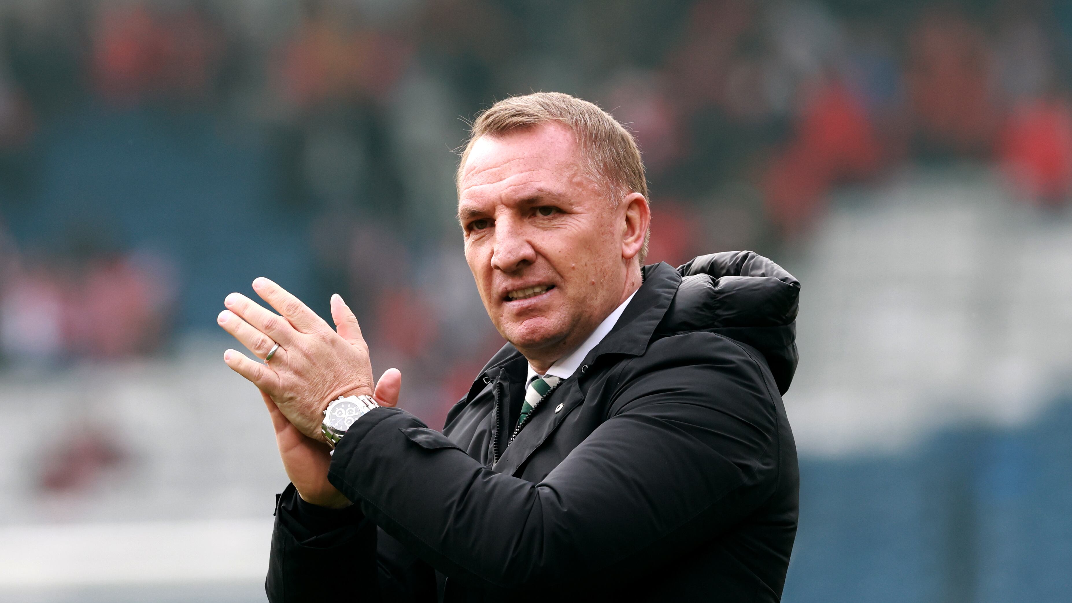 The Celtic manager denied showing any disrespect
