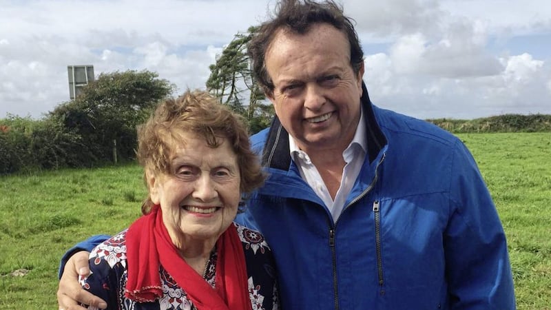Marty Morrissey and his mother Peggy 