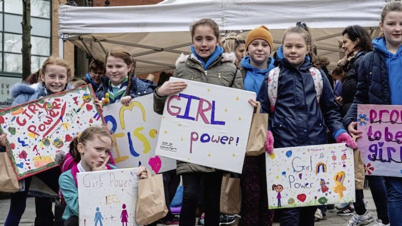 A rally will take place at Writer&#39;s Square in Belfast city centre from 11am on Saturday to mark International Women&rsquo;s Day. Picture by Bernard Galewski 