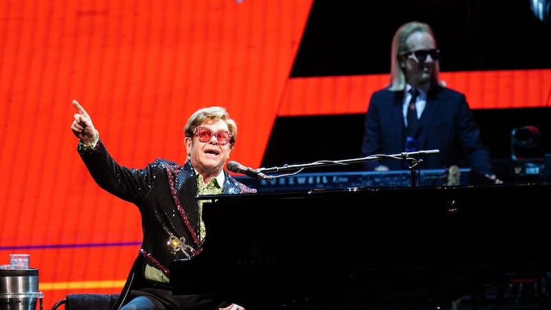 Sir Elton John is to close the Glastonbury Festival on Sunday night (PA)