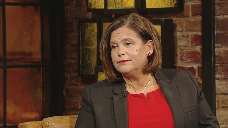 Mary Lou McDonald pictured appearing on The Late Late Show in April 2020. She will appear on the show as a guest tonight. Picture: RT&Eacute; 