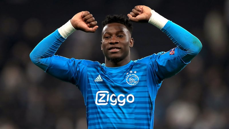 Manchester United have signed Andre Onana from Ajax (Mike Egerton/PA)