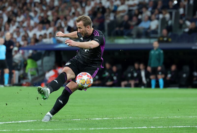 Harry Kane almost fired Bayern in front during the first half