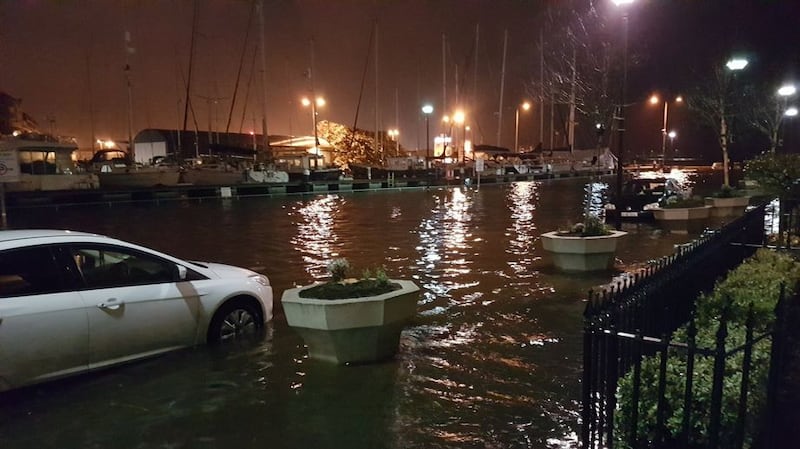 &nbsp;Flooded car in Galway, Ireland, as storm Eleanor hit the country. @gneote/Twitter/PA Wire N