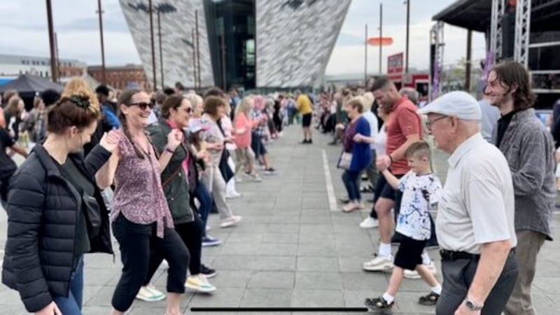 Céilí takes place at Titanic Quarter on Sunday as Belfast Tradfest ends 