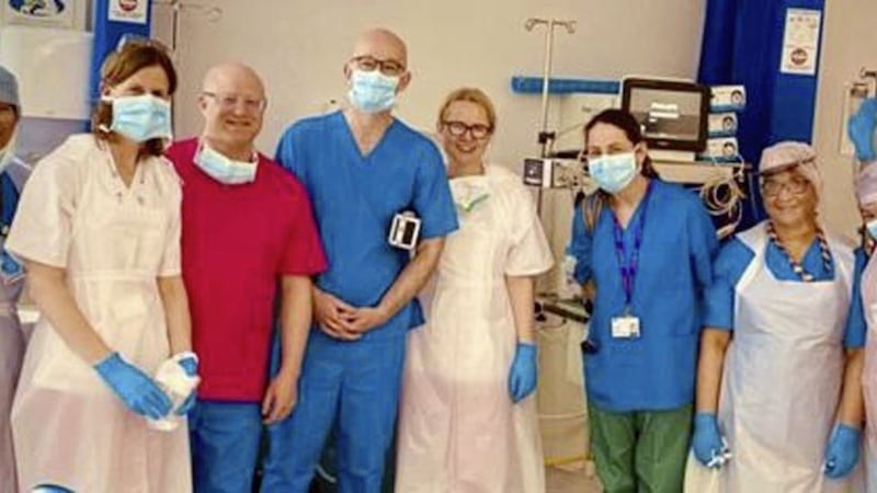 Almost 30 life-saving kidney operations were carried out in just over a fortnight. Picture by BBC 