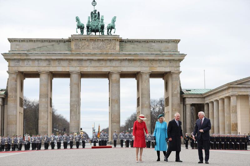 King visit to Germany 