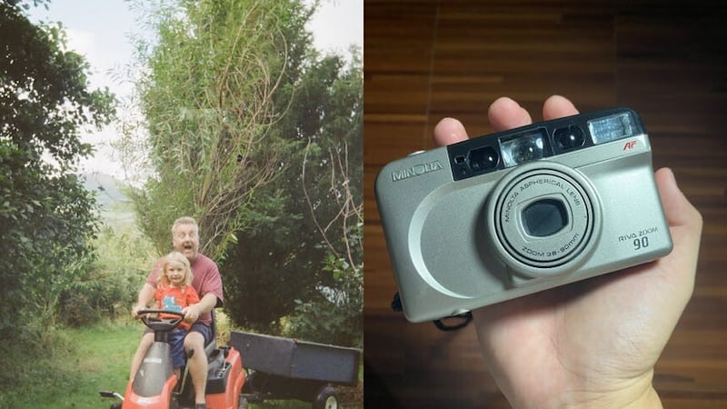 Sharon Worgan discovered pictures online 10-years after being taken on vintage film camera (Collect/PA Real Life)