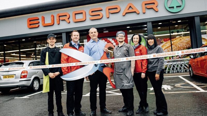The new look Eurospar supermarket which has recently opened in Lisburn 