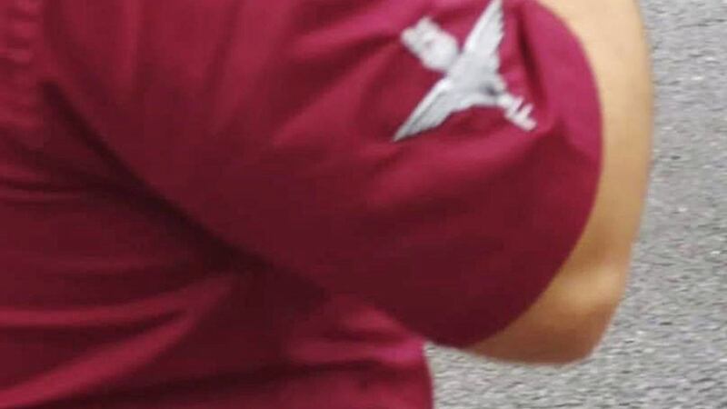 Images showing members of a flute band wearing shirts with a Parachute Regiment logo on the sleeves during the annual Apprentice Boys parade in Derry were shared on social media 