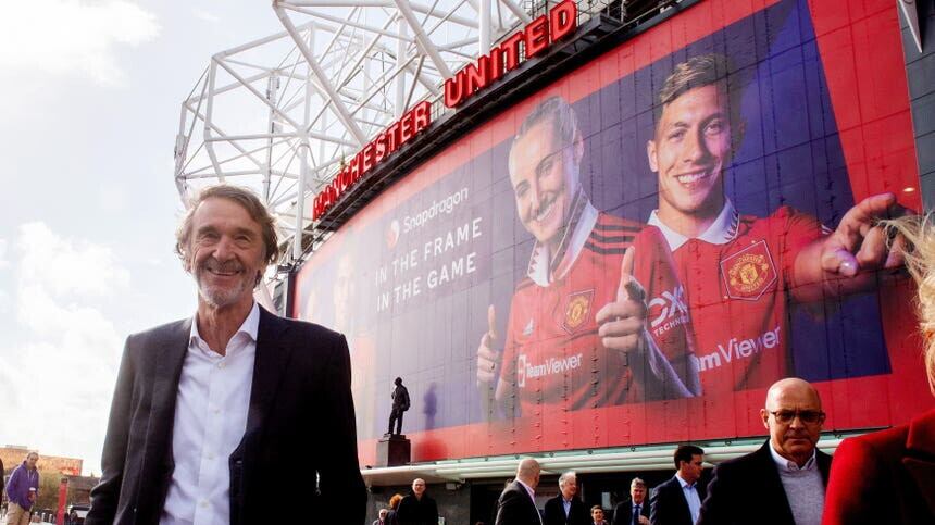 Sir Jim Ratcliffe, who is second on the list, is currently bidding to buy Manchester United (Peter Byrne/PA)