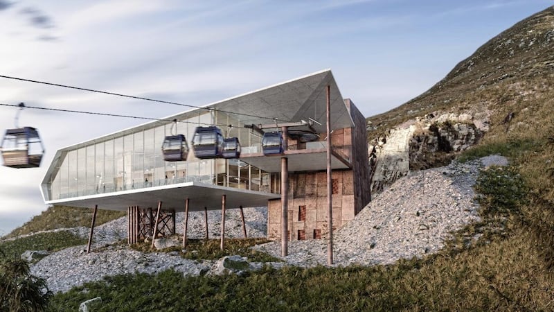 New images have been released of  proposals for a &pound;44m visitor centre in the Mourne Mountains. 