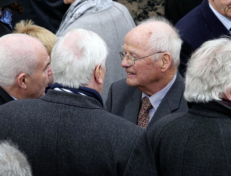 Kevin Mussen at the funeral of Leo Murphy in Rostrevor Co Down