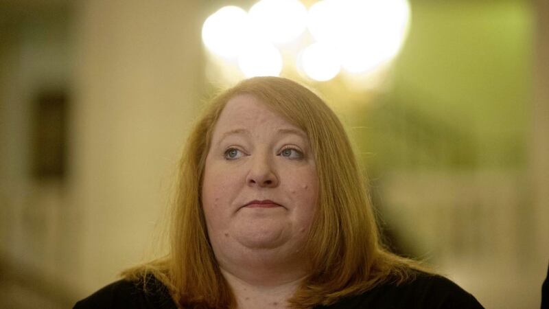 Alliance party leader Naomi Long, pictured at Stormont this weeks as political talks resumed, has a strong chance of taking the third European Parliament seat from the faltering UUP. Picture by Mark Marlow 