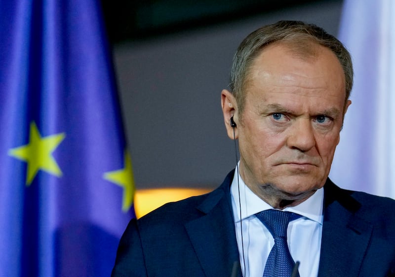 Polish Prime Minister Donald Tusk, said he wanted to ‘revitalise’ his nation’s relations with its key European partners (Ebrahim Noroozi/AP)