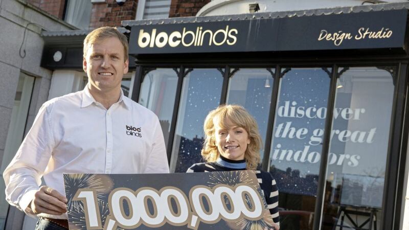 Bloc Blinds founder and managing director Cormac Diamond with design studio manager Julie Lilley 