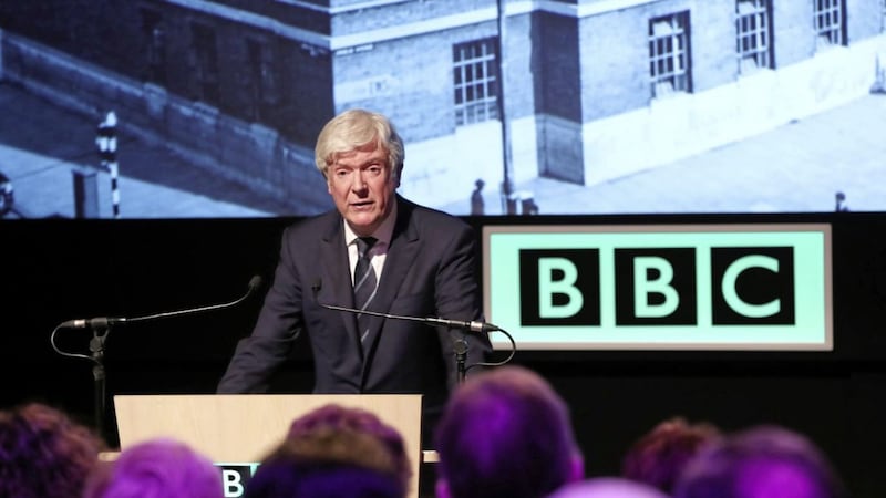 BBC Director General Lord Tony Hall during a visit to Belfast 