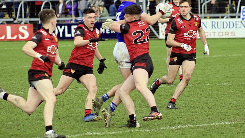 Down fought hard at Kingspan Breffni but Cavan took the points in the fifth round of Division Three games 