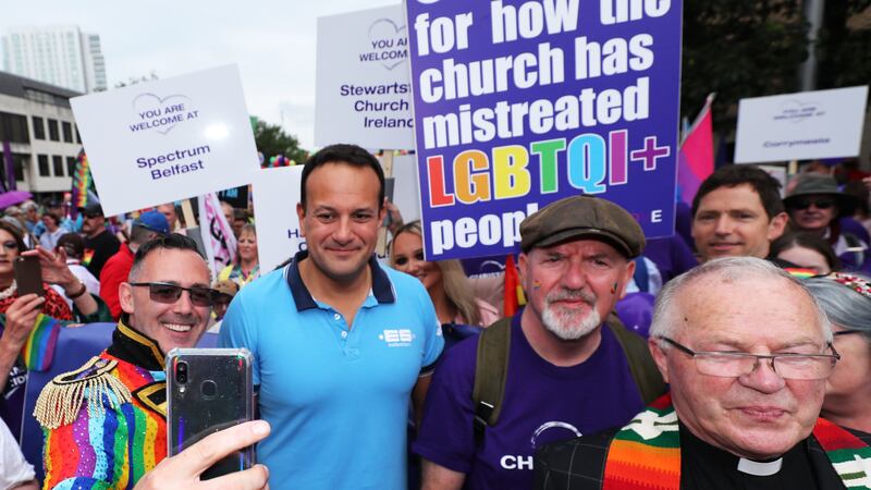 Taoiseach Leo Varadkar is joining thousands of people at the event in the city centre.