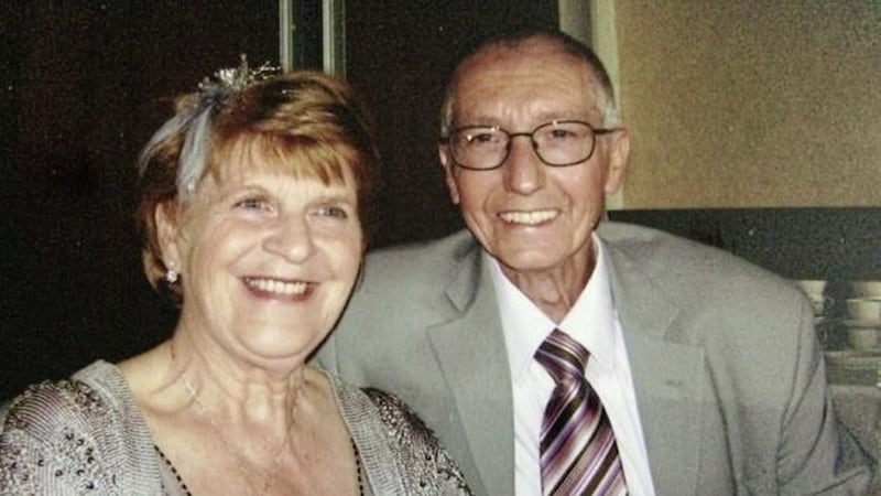 Billy Kelly with his wife Gertie, who was an organ donor at 73 