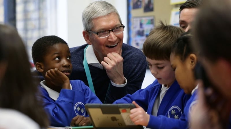 Apple chief Tim Cook: Classroom technology 'not a substitute' for teaching