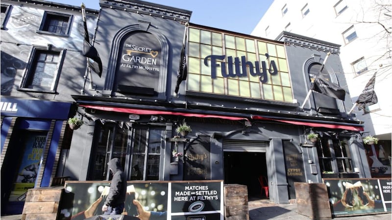 Filthy McNasty&#39;s pub in Belfast. Picture by Hugh Russell. 