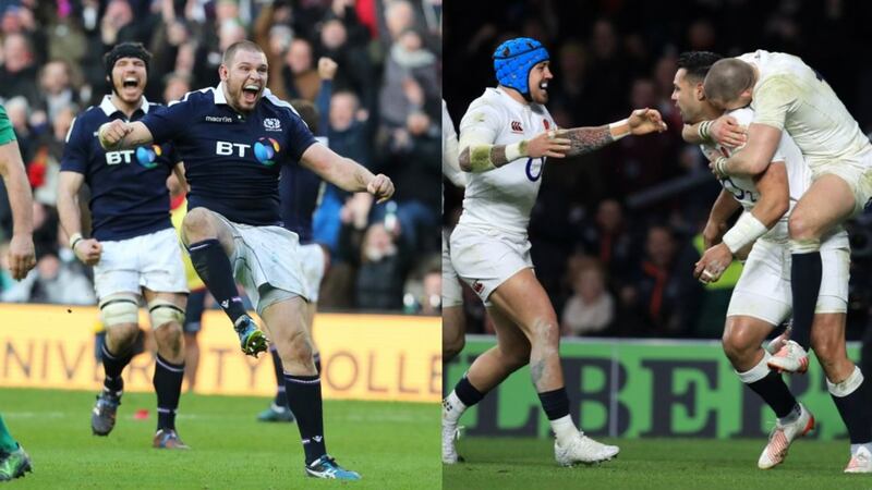 Scotland shocked Ireland and England edged past France in a thrilling opening day of Six Nations rugby