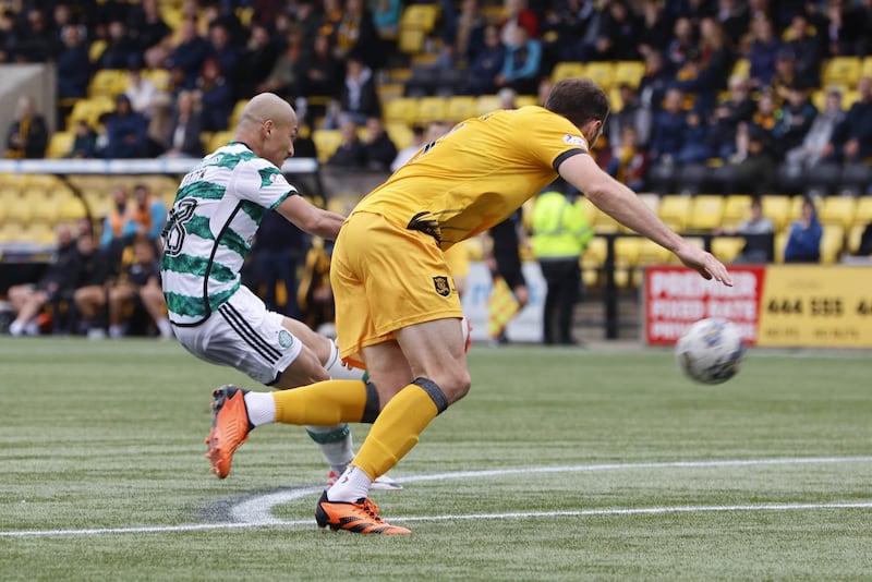 Daizen Maeda scored in Celtic’s previous trip to Livingston