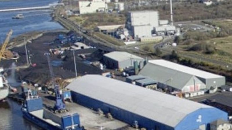 Workers at Derry&#39;s Foyle Port at Lisahally say they will strike on Monday over what they have described as a pay freeze. Picture by Foyle Port. 