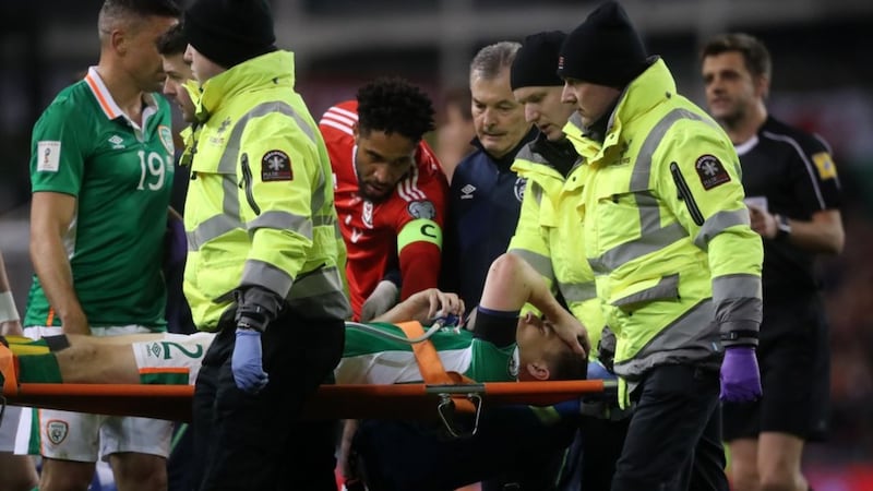 Coleman suffered a horrific leg break while playing for the Republic of Ireland.