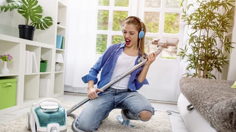 Research has found that doing housework can help women beat the January Blues - give us a break 