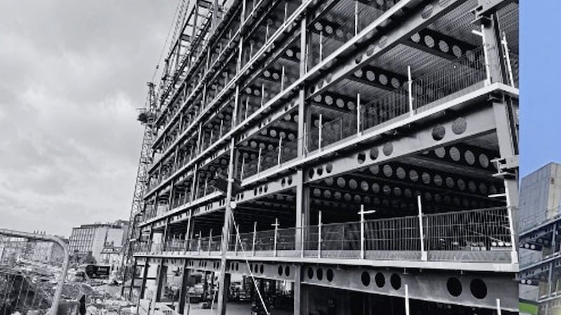 Some of the structural steel projects undertaken by BHC, whose parent company Medwyn Holdings has reported a sharp increase in sales and profits 