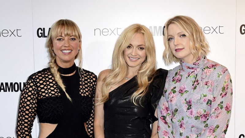 Sara Cox with friends Fearne Cotton and Lauren Laverne 