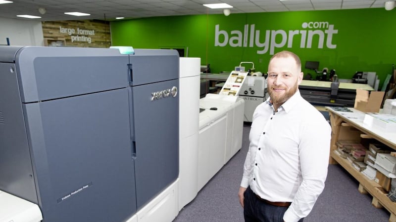 Aaron Klewchuk, owner and managing director of Ballymena based Ballyprint 