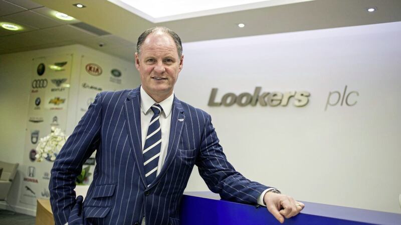 The parent company of Charles Hurst Group, Lookers has posted an 18 per cent increase in its profit before tax in the first half of the year. Pictured is Lookers CEO Andy Bruce 