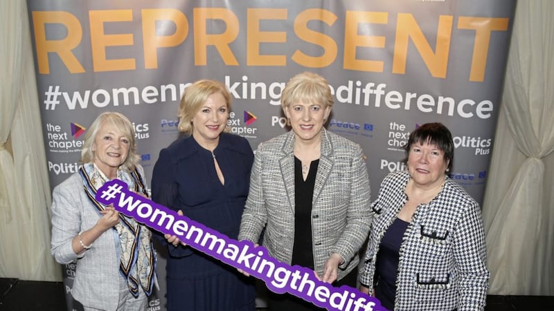 Jane Morrice, Liz O&#39;Donnell, Heather Humphreys and Bronagh Hinds. Picture by Declan Roughan 