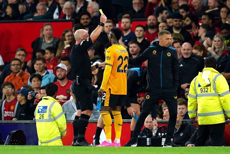 Simon Hooper did not referee last weekend after failing to award Wolves a penalty against Manchester United.
